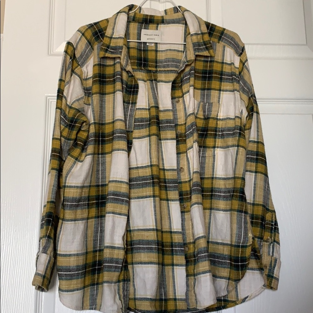 🚫AE Super soft yellow flannel